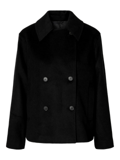 Alma Wool Blend Jacket - Black