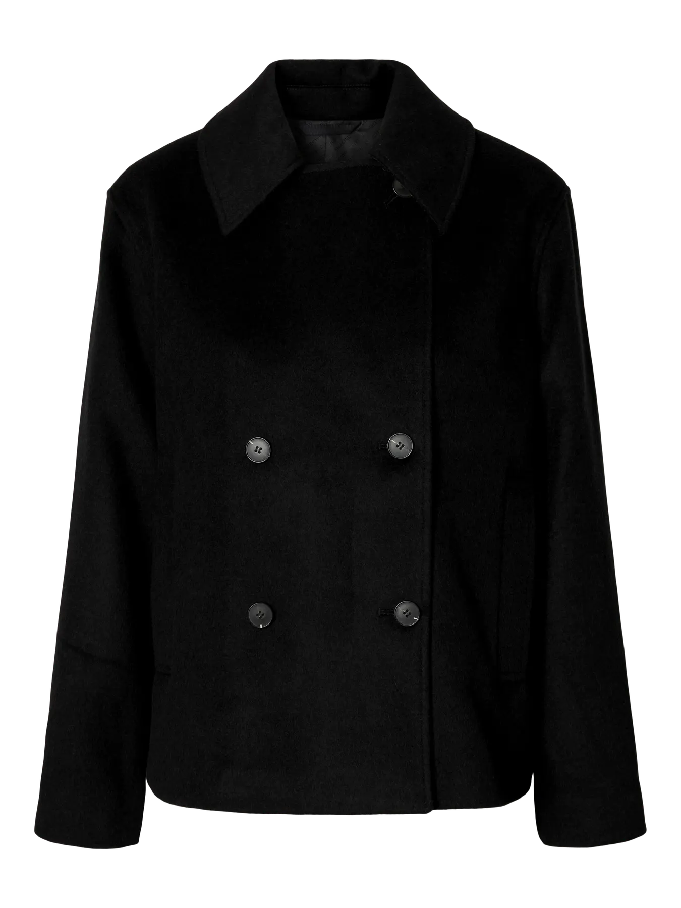 Alma Wool Blend Jacket - Svart