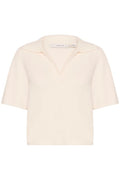 Gestuz GZalpha Ss Polo Pullover - Ivory