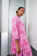 Imogene Dress - Trudy Pink Print