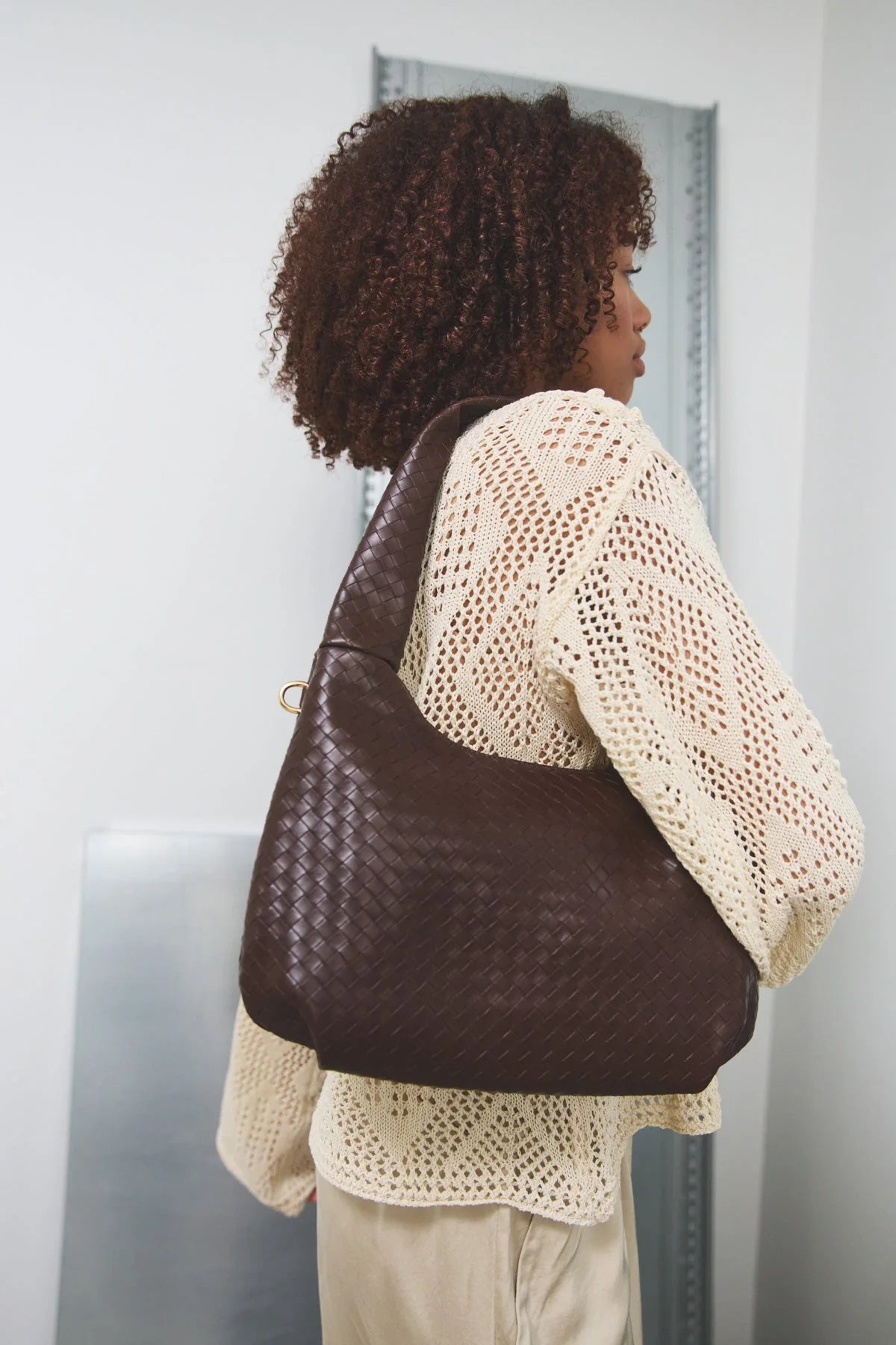 Peony Bag - Mörkbrun