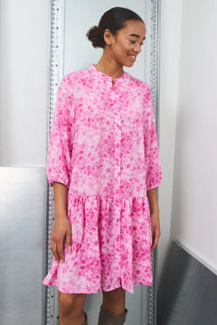 Imogene Dress - Trudy Pink Print