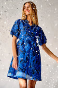 Alaska Aya Dress - Blå/Svart
