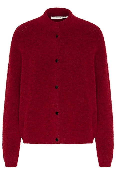 Alphagz Short Cardigan - Haute Red Melange