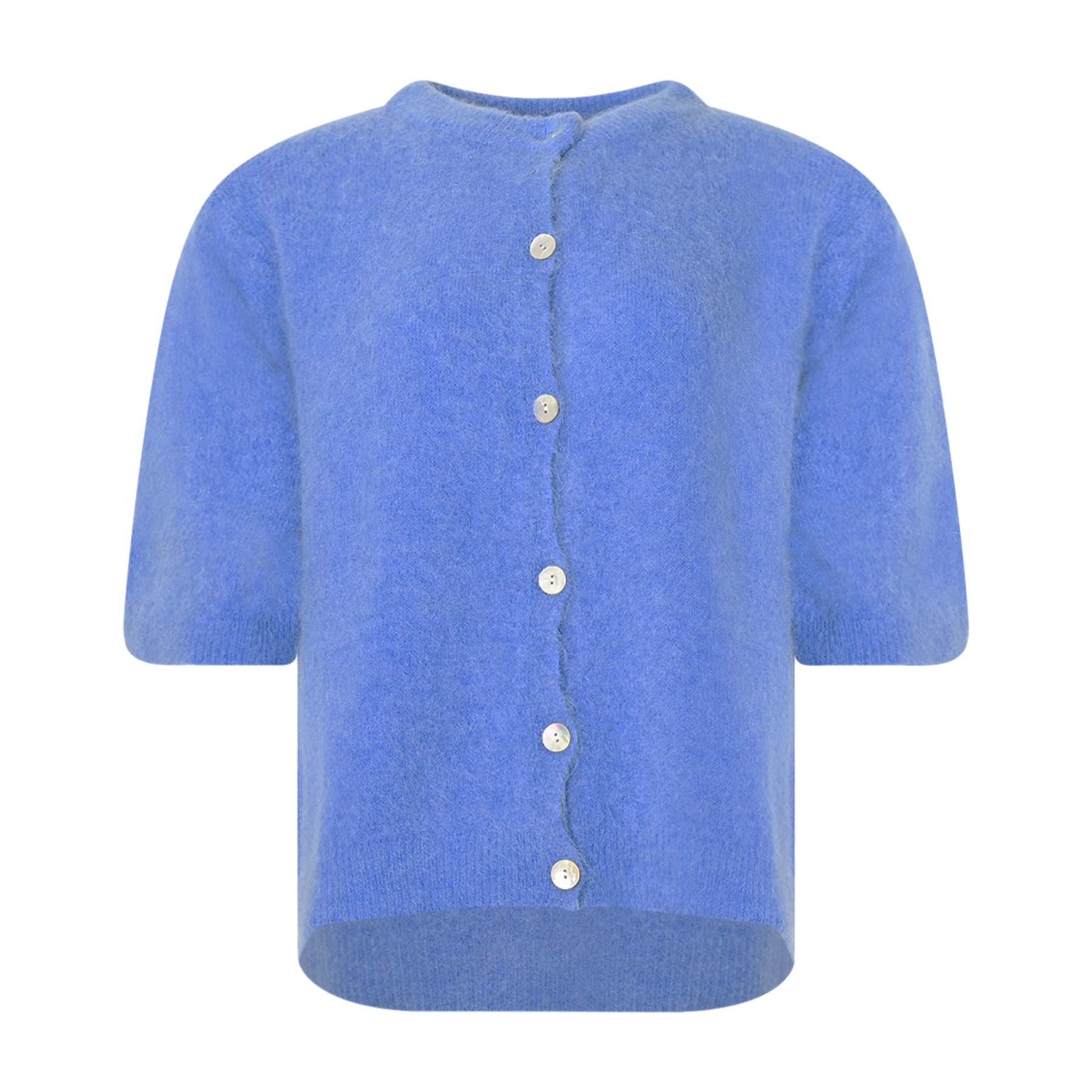 Kae SS Knit Kofta - Dove Blue