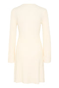 Antaligz Wool Short Dress - Egret