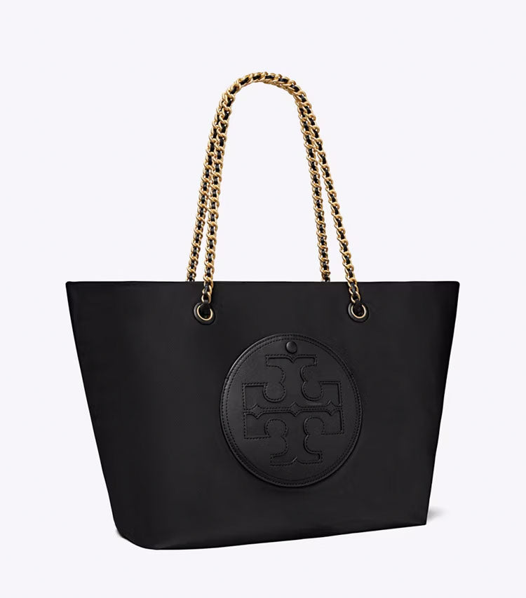 Ella Chain Tote - Black