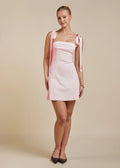 Ella Fitted Mini Dress - Rosa
