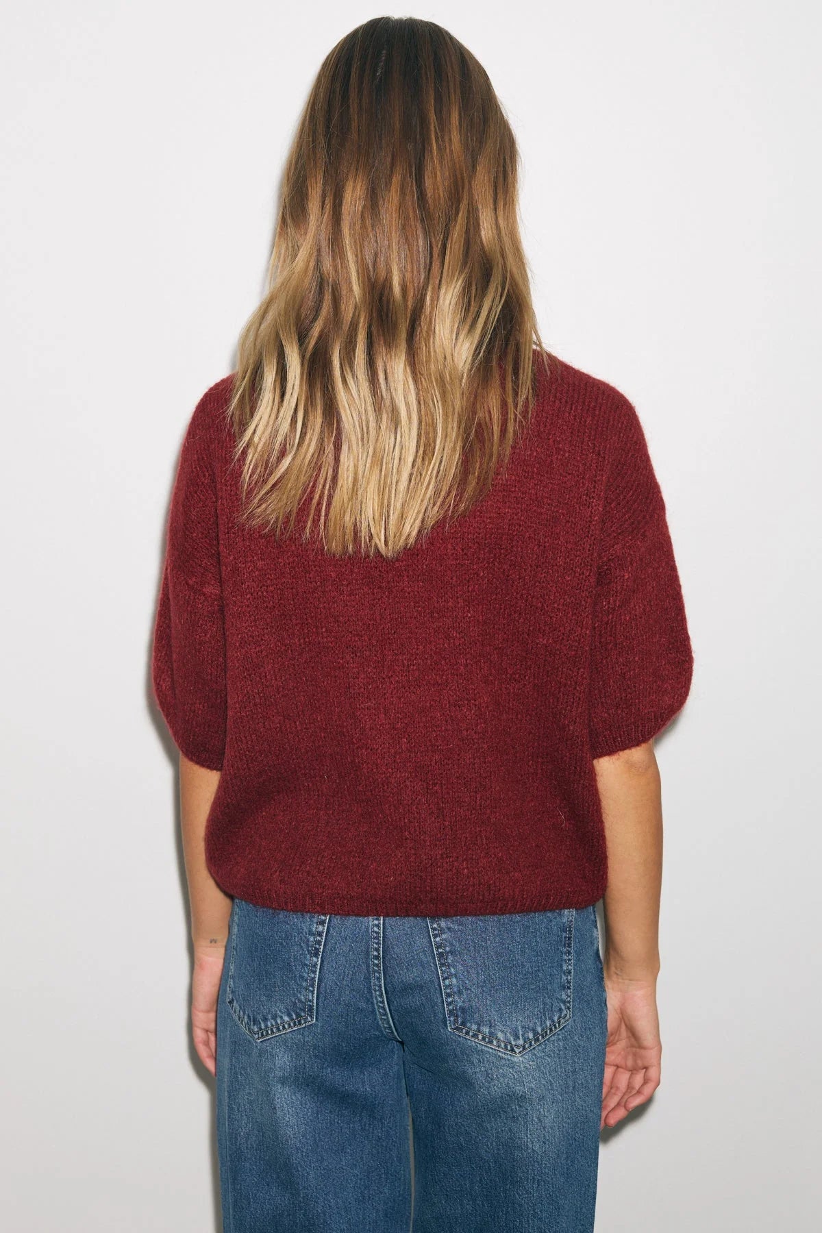 Mimi Knit Jumper - Dusty Mahogany