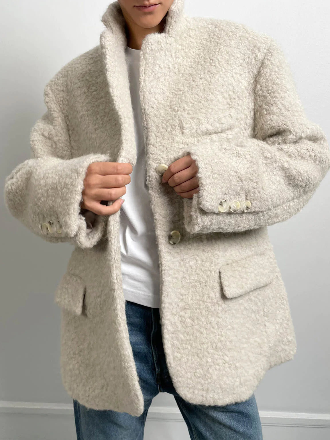 Emmi Wool Blazer - Beige