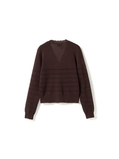 N-Margrit Knit Cardigan - Mahogany