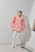 Ganni Long Pile Alternative Fur Midi-kappa - Mary'S Rose
