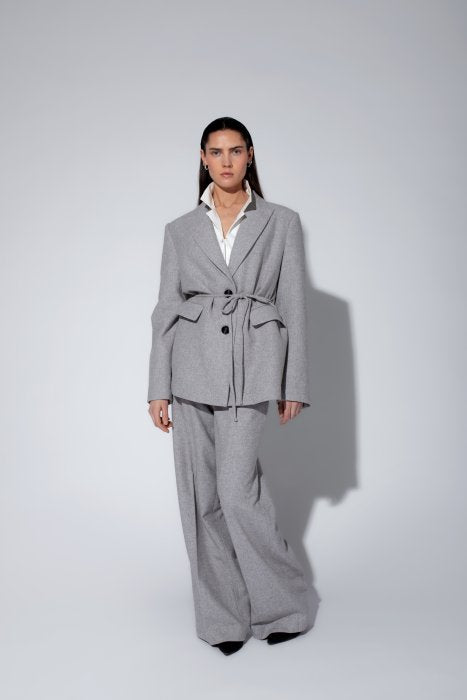 Evelyn Trouser - Light Grey