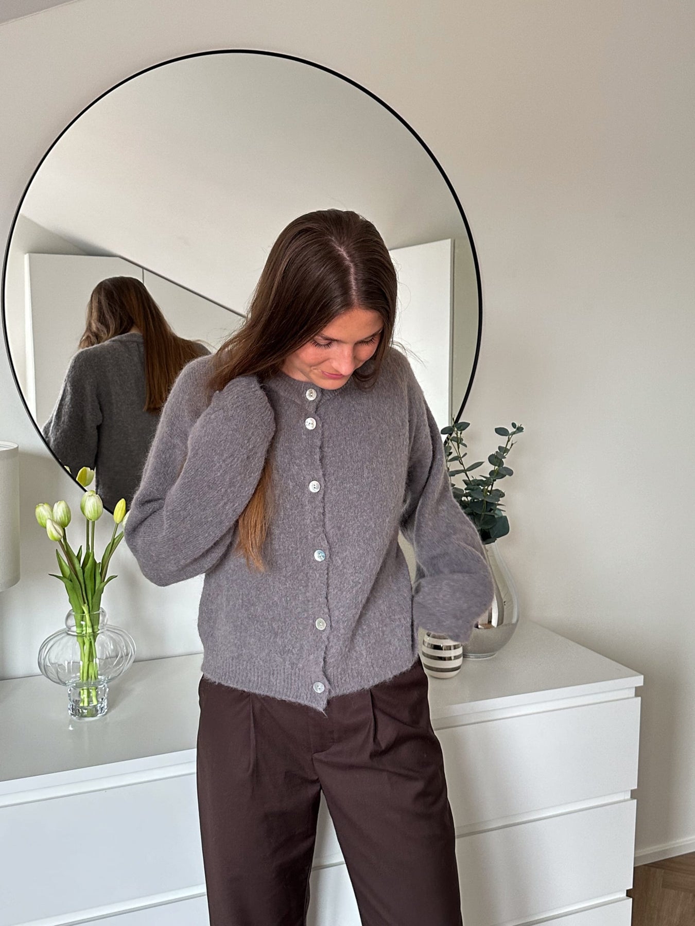 Kae Knit Cardigan - Brun