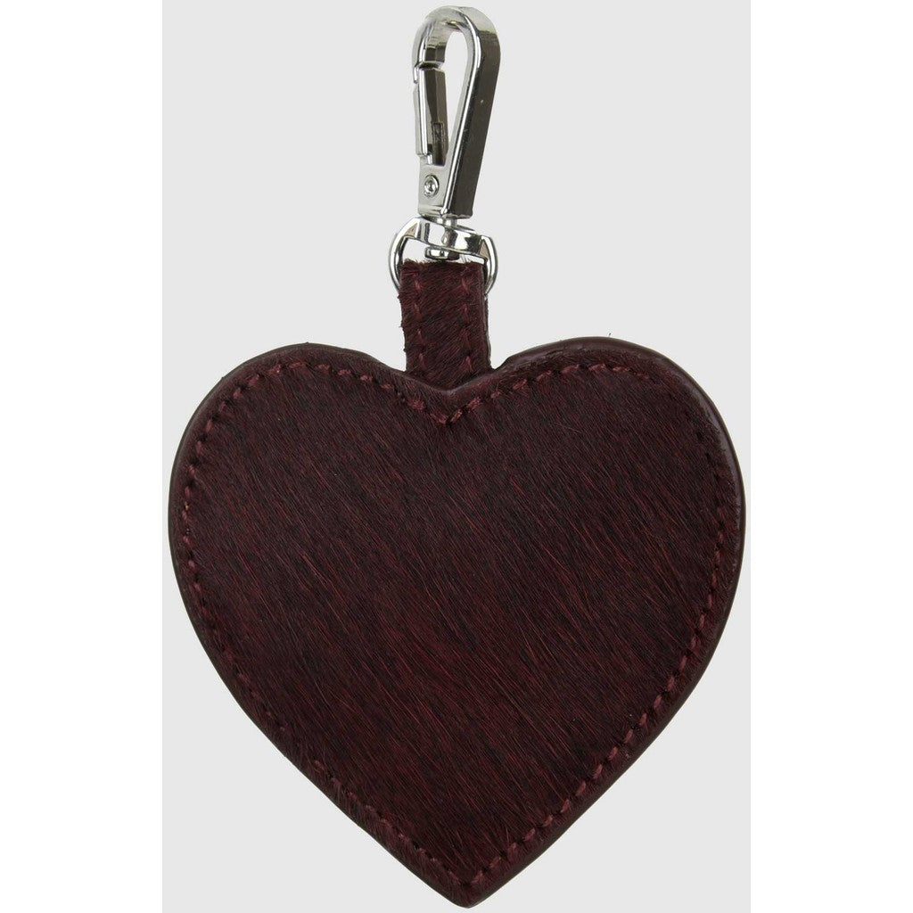 Bagcharm Heart Deluxe - Bordeaux