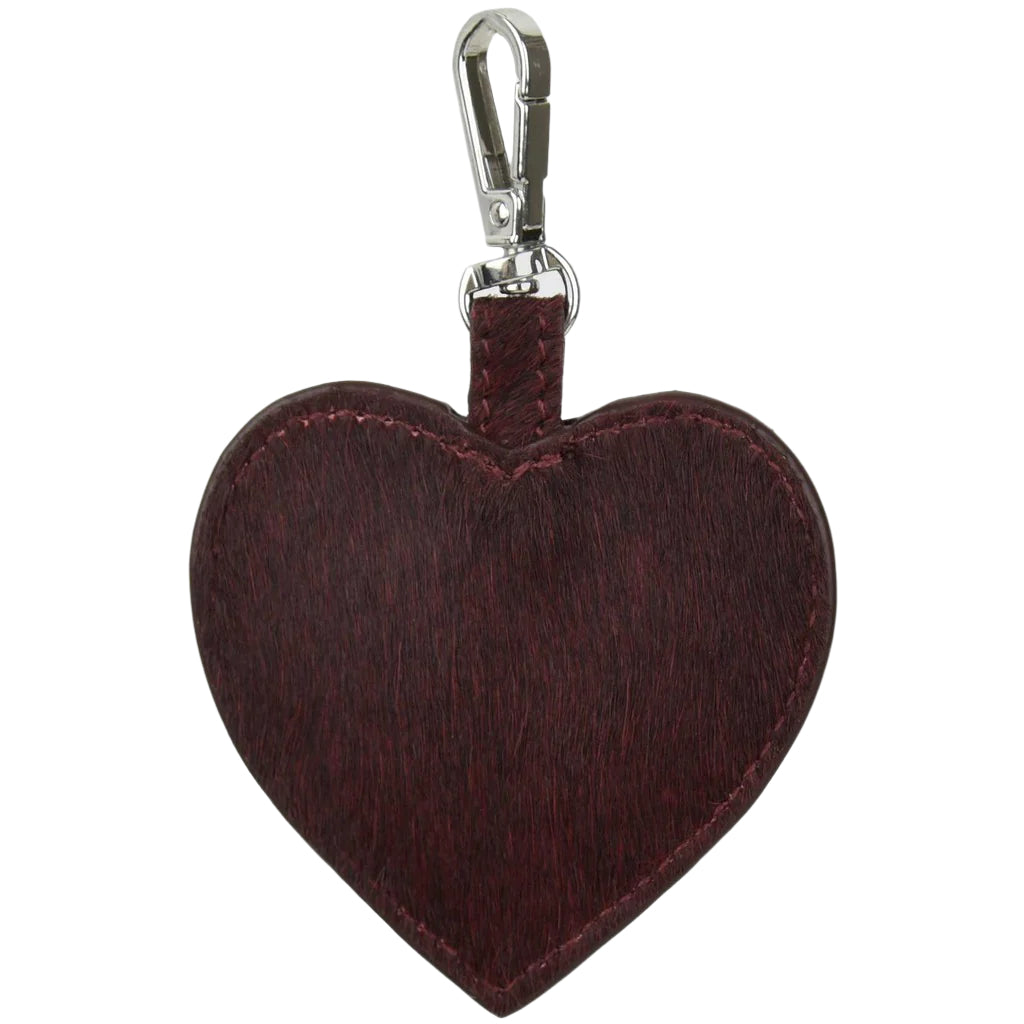 Bagcharm Heart Deluxe - Bordeaux