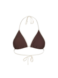Contrast Bel Bikinitopp - Hot Fudge Brown