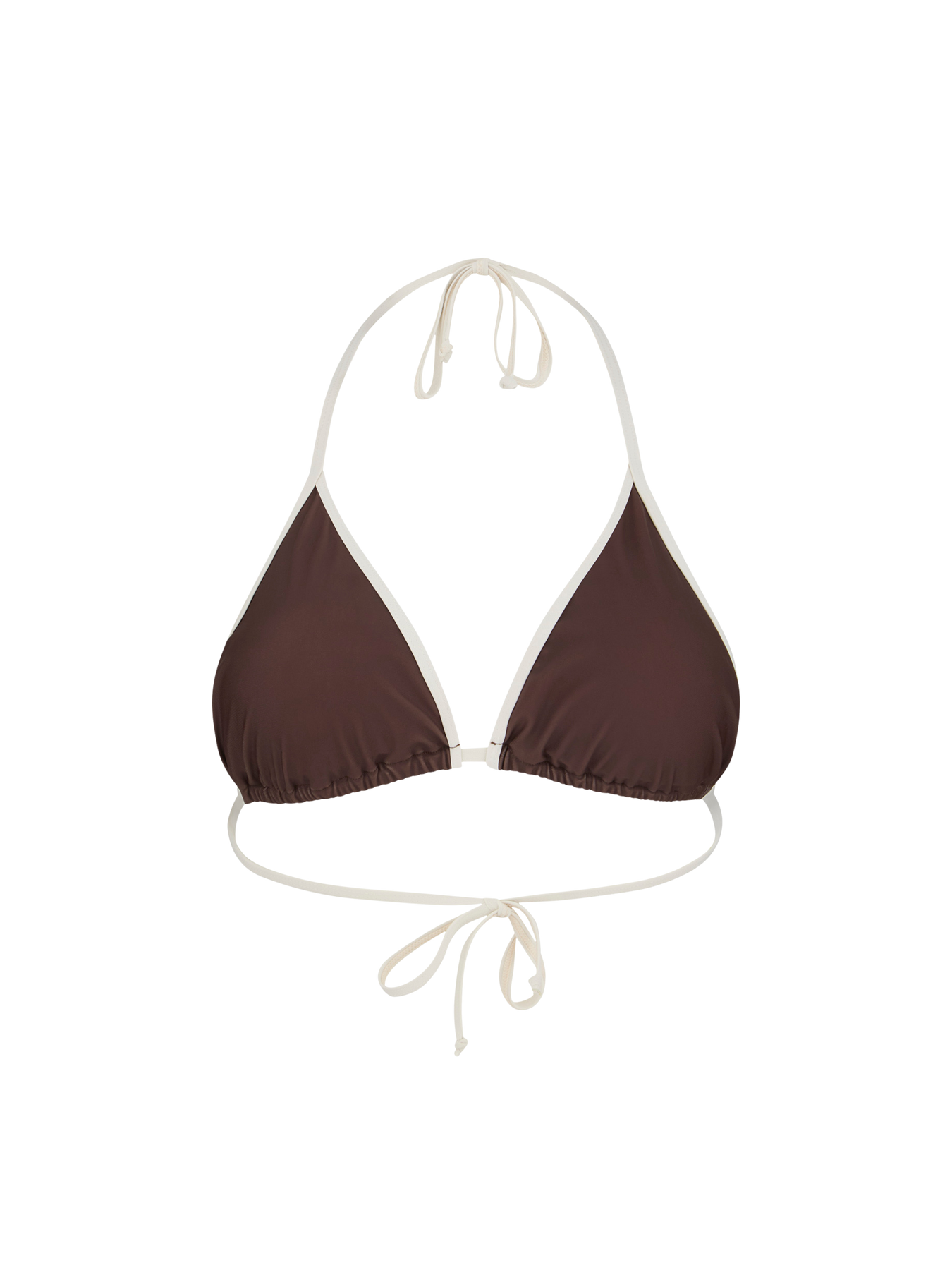 Contrast Bel Bikinitopp - Hot Fudge Brown