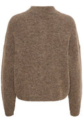 AlphaGZ Short Cardigan - Dark Sand Melange