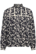 LeoluPW SH - Dark Navy Contrast Flower