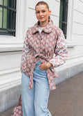 Sheila Jacket - Pink Rush/Ice Cream