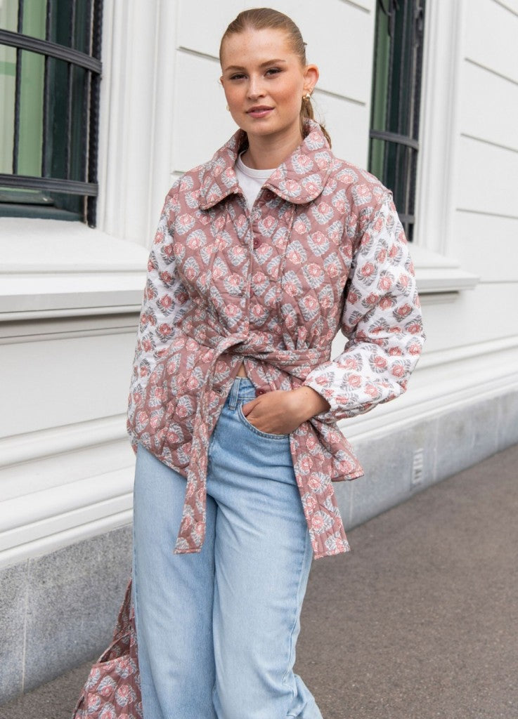 Sheila Jacket - Pink Rush/Ice Cream