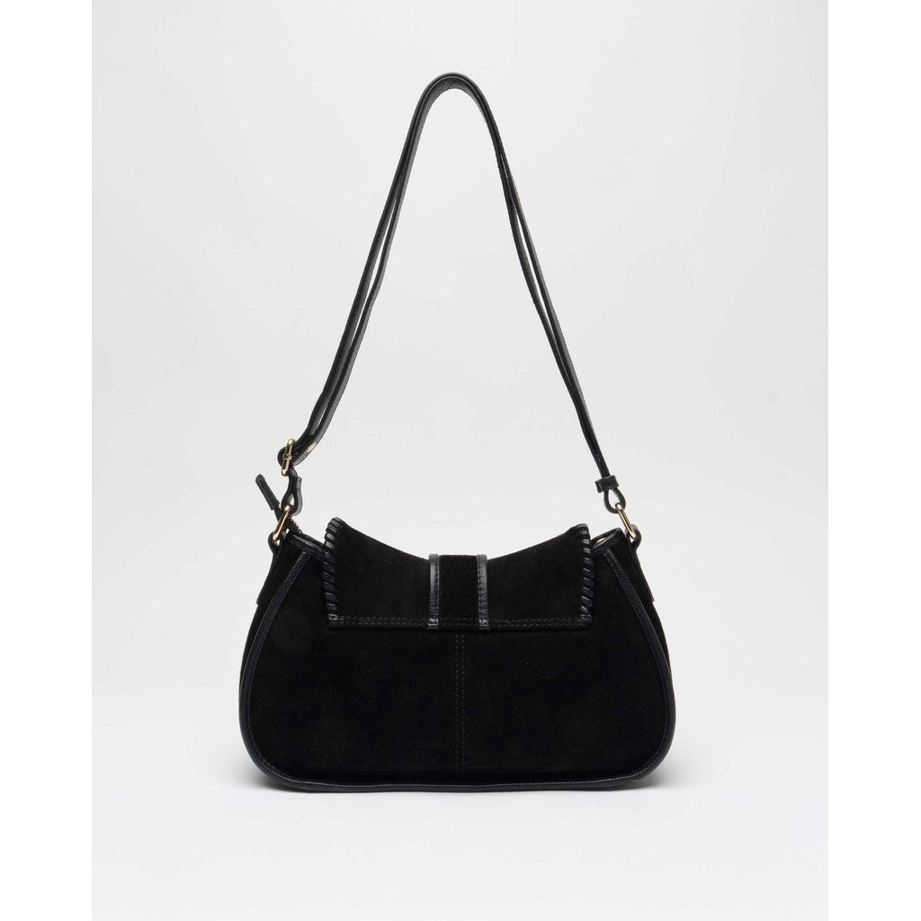Maria Stitch Suede - Svart/Guld