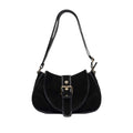 Maria Stitch Suede - Svart/Guld