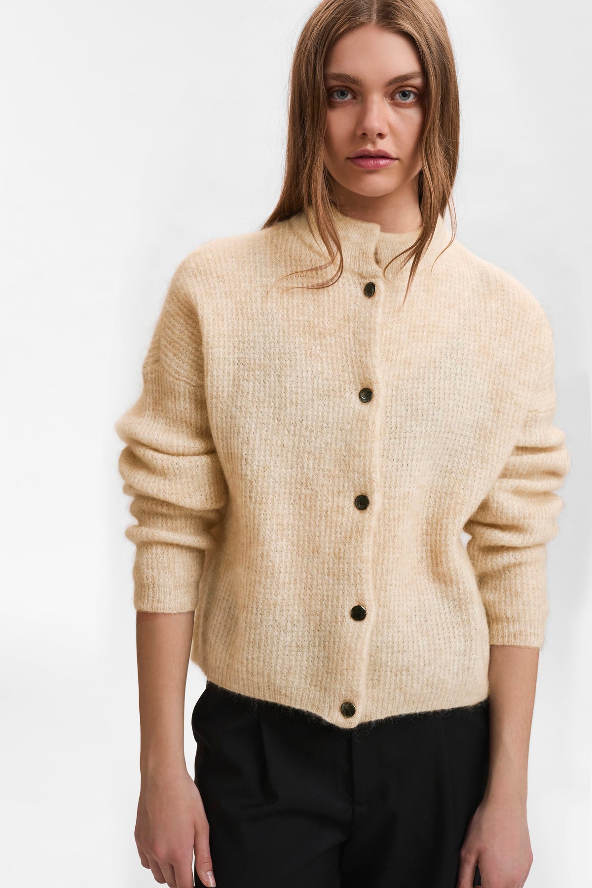 DebbieGZ Short Cardigan - Faune Melange