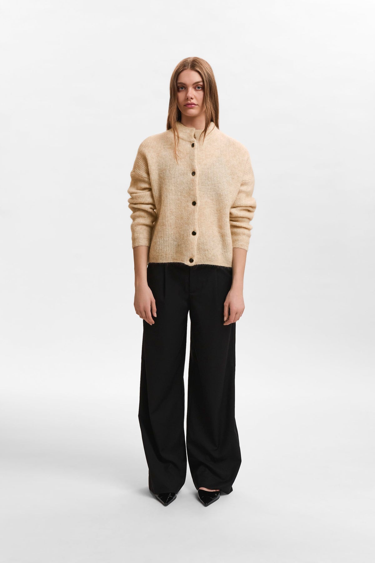 DebbieGZ Short Cardigan - Faune Melange