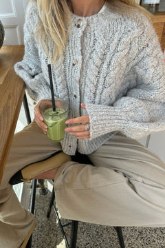 Ellaic Cardigan - Light Greige