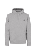 Joel Hoodie 11414 - Gråmelerad