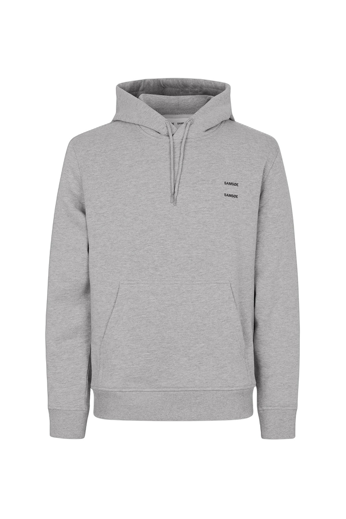 Joel Hoodie 11414 - Gråmelerad