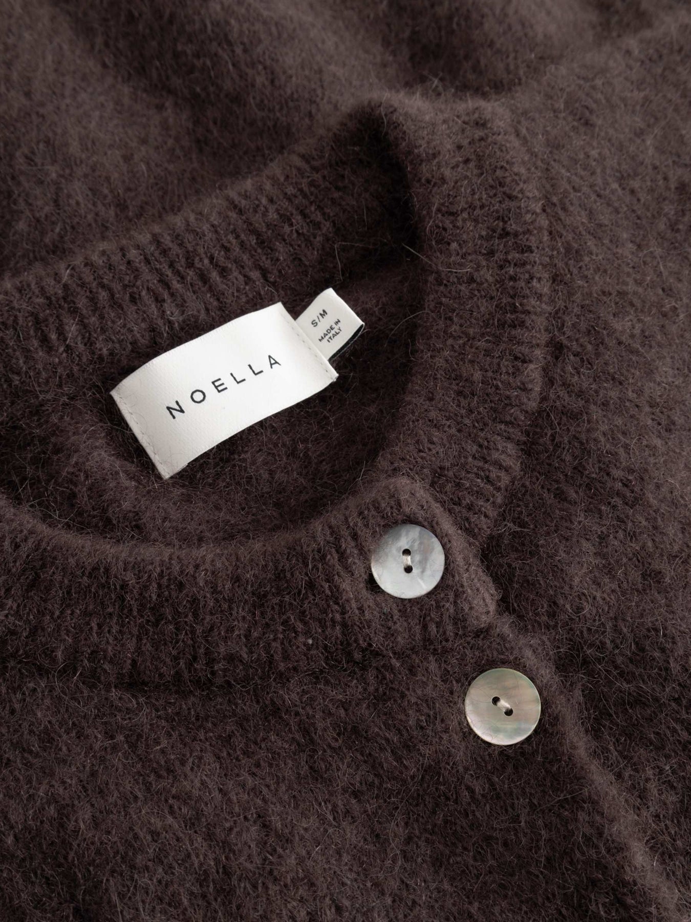 Kae Knit Cardigan - Chokladbrun