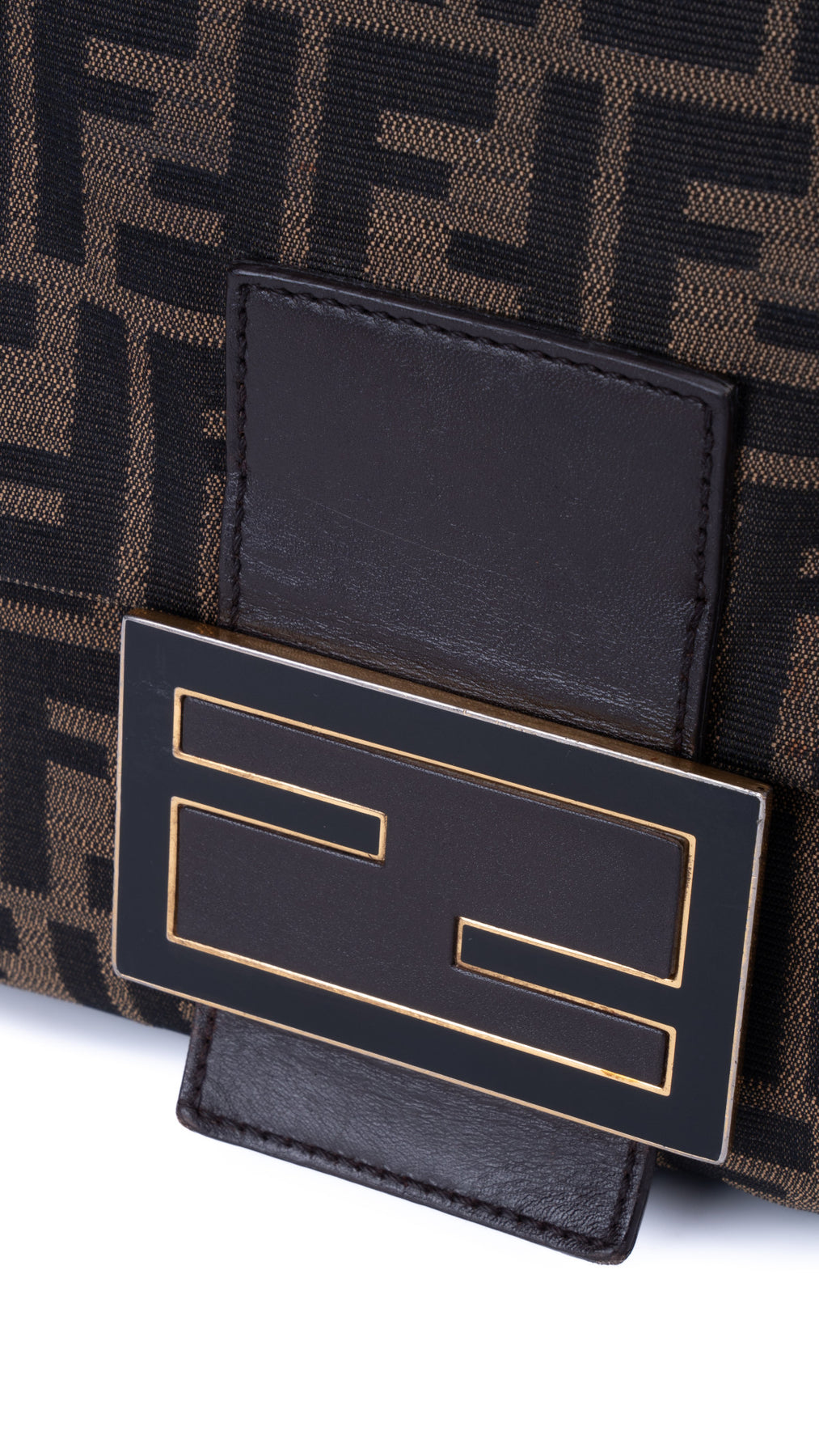 Fendi Vintage Baguette Axelväska - Brun