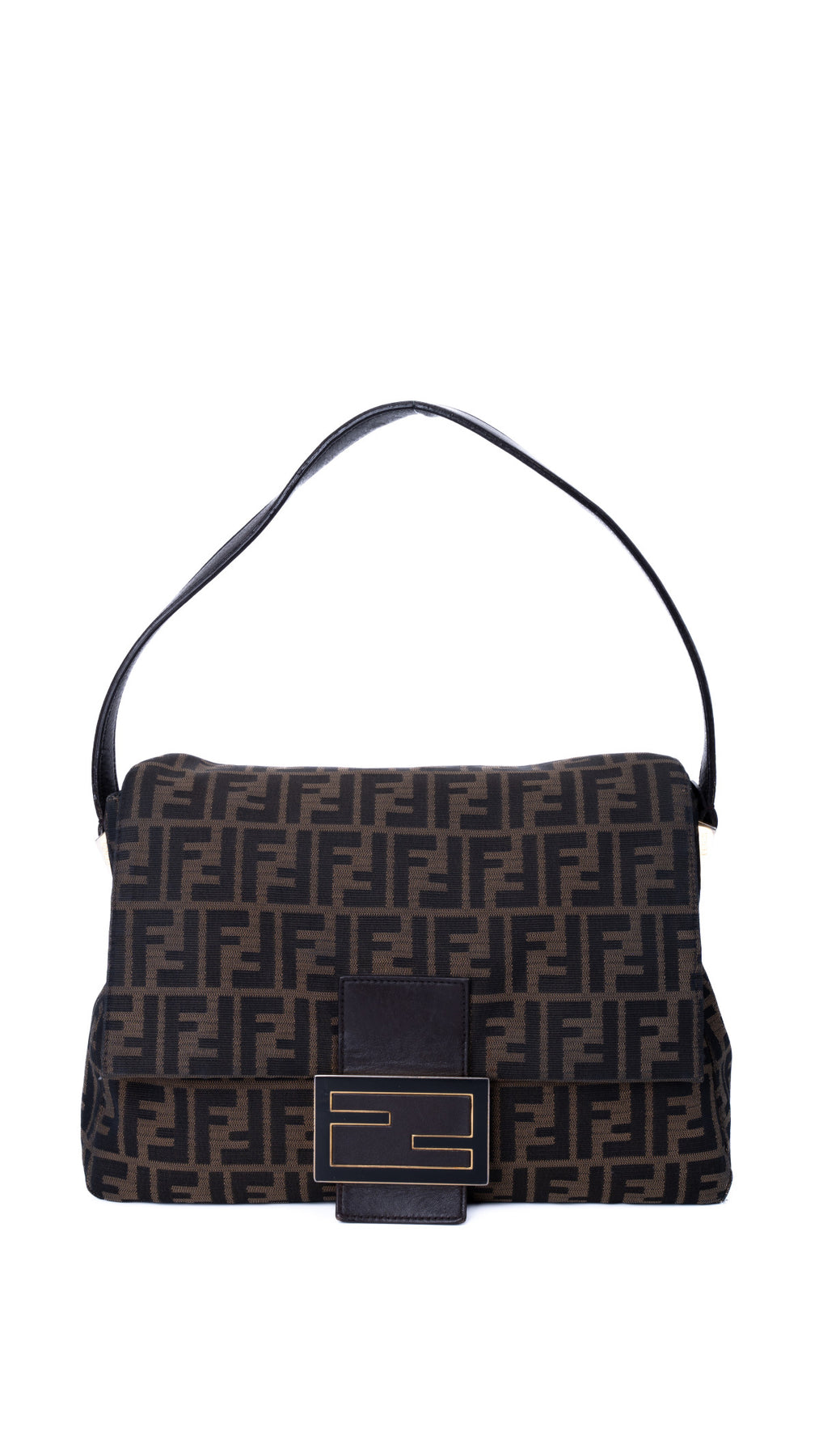 Fendi Vintage Baguette Axelväska - Brun