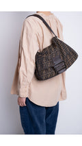 Fendi Vintage Baguette Axelväska - Brun