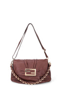 Fendi Mia Baguette Axelväska i Läder - Brun