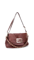 Fendi Mia Baguette Axelväska i Läder - Brun