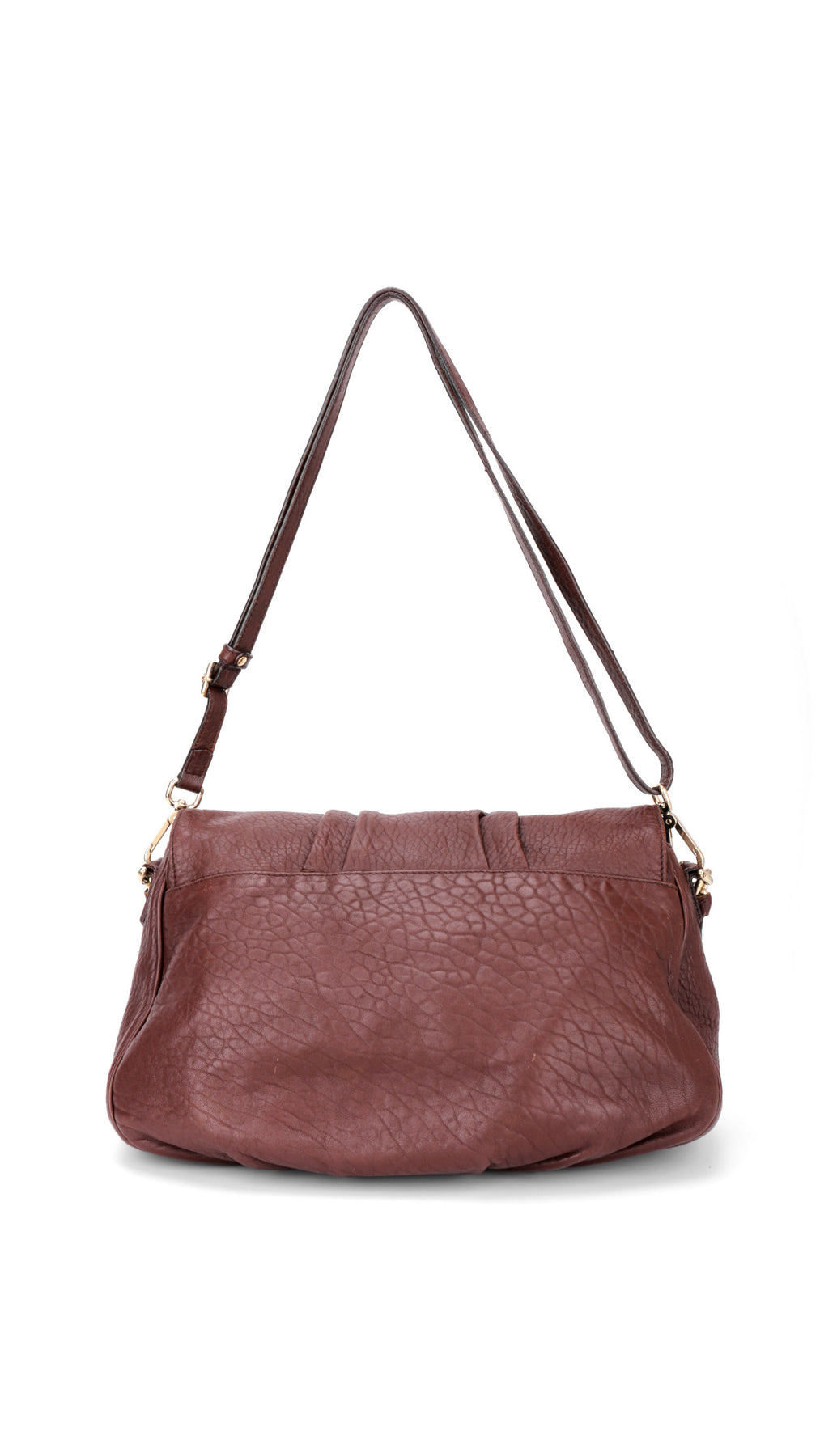 Fendi Mia Baguette Axelväska i Läder - Brun