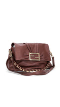 Fendi Mia Baguette Axelväska i Läder - Brun