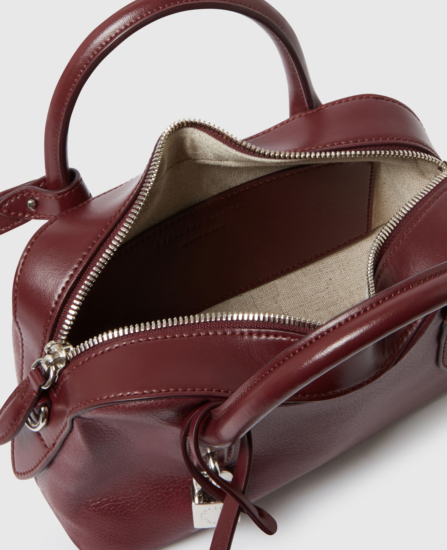 Stella Ryder Small Bag Embossed Grainy Eco Alter Mat - Bordeaux