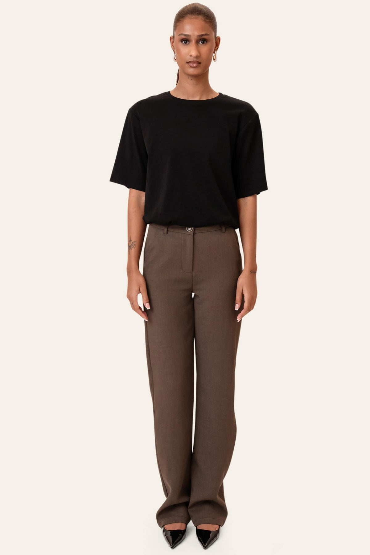 Signatureic Pants - Mörkbrun