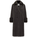 Fiona Wool Coat Long - Chocolate Brown