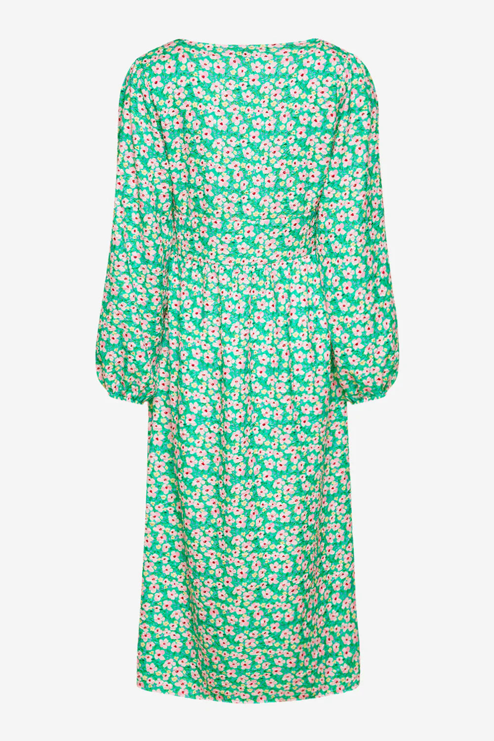 Noella Florentina Långklänning - Grön Blommig