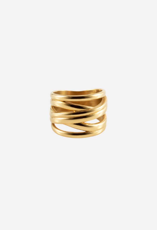 The Flow Ring - Guld