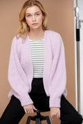 Fora Knit Cardigan - Puderrosa