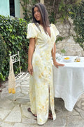 Agnetaic Long Dress - Sunlight Blossom
