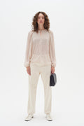 IbiIW Long Sleeve Blouse - French Nougat
