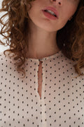 IbiIW Long Sleeve Blouse - French Nougat